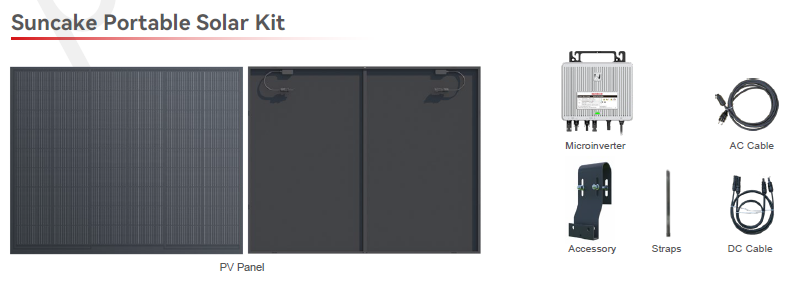 GoodWe Suncake kit Φωτοβολταϊκό στο Μπαλκόνι